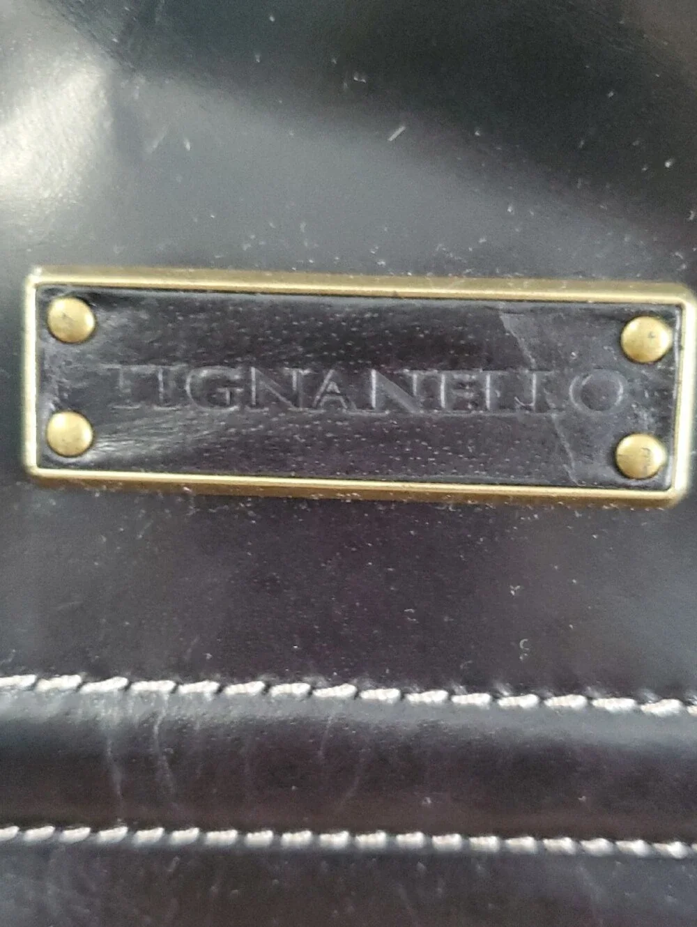 BRAND NEW!!  Tignanello Black Women's Leather Crossbody Messenger Bag